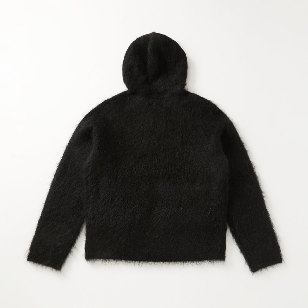 Mohair Hoodie BLACK