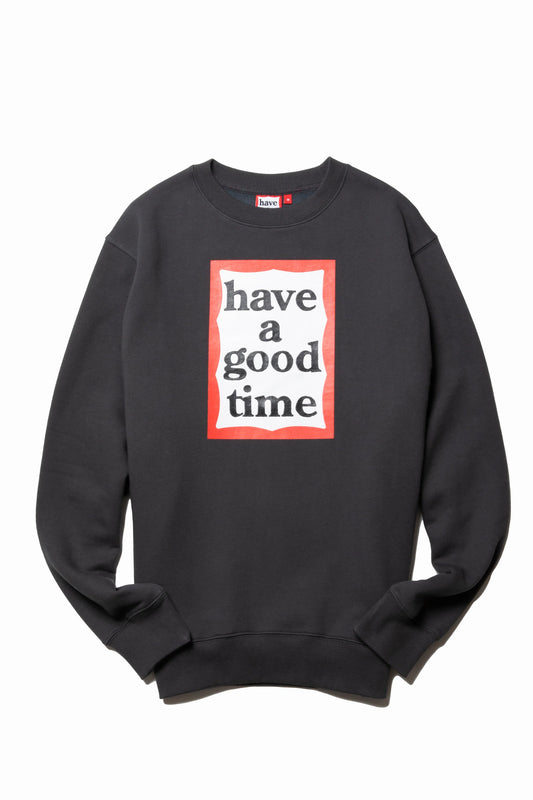 FRAME CREWNECK FL GRAYISH BROWN