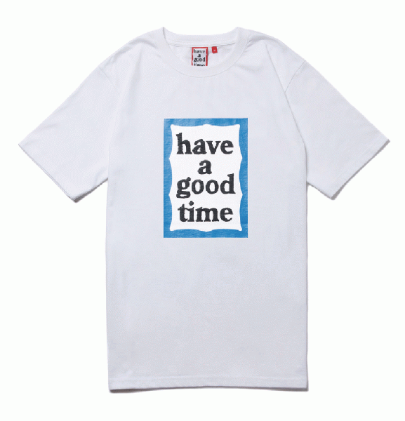 BLUE FRAME S/S TEE WHITE