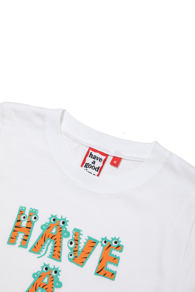 ANIMAL LOGO S/S TEE / WHITE (KIDS TEE)