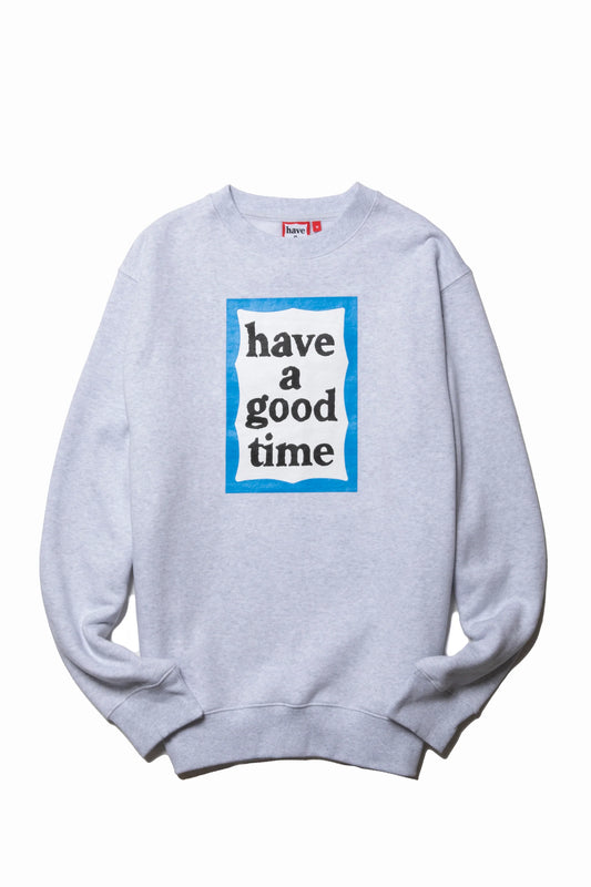 BLUE FRAME CREWNECK FL ASH GRAY