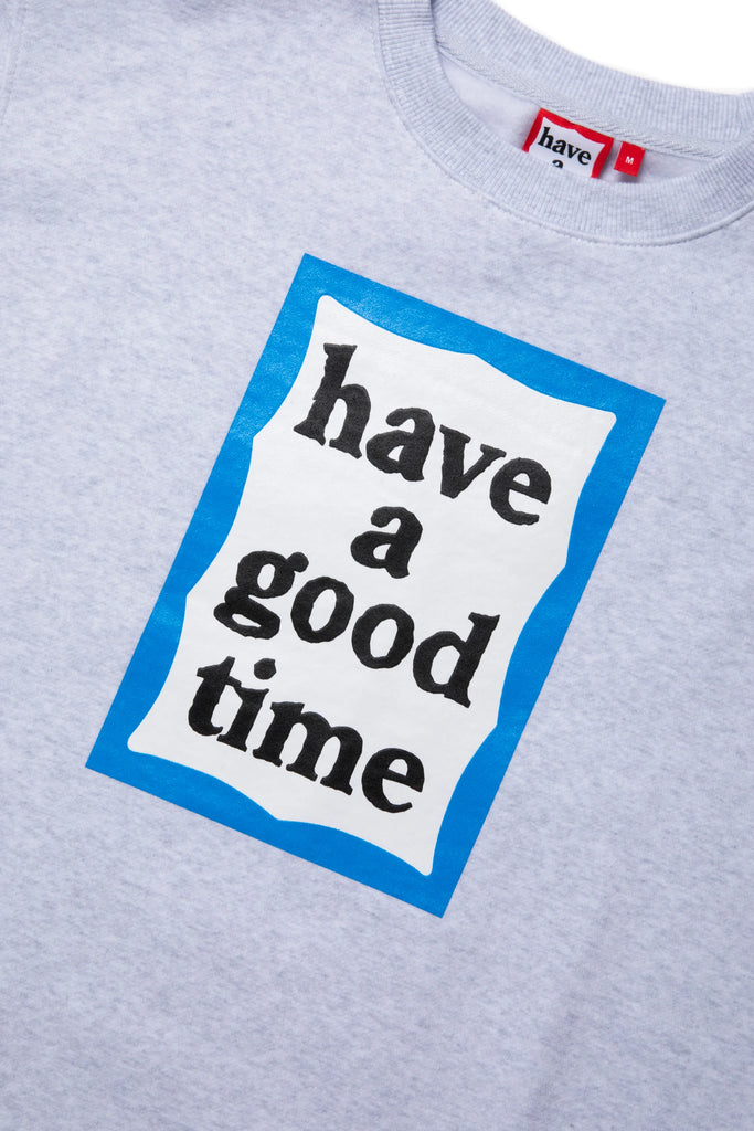 BLUE FRAME CREWNECK FL ASH GRAY