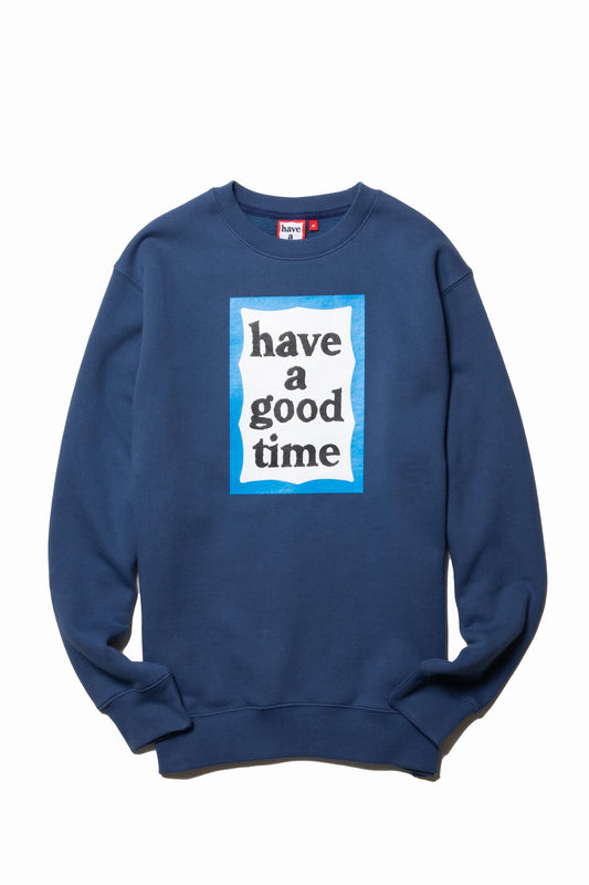 BLUE FRAME CREWNECK FL BLUE BERRY