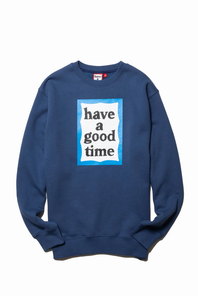 BLUE FRAME CREWNECK FL BLUE BERRY