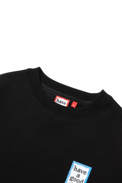 MINI BLUE FRAME CREWNECK FL BLACK