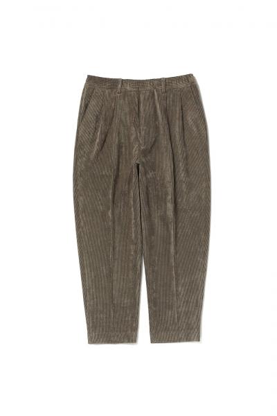 2232-PT07-008] WIDE TAPERED EASY SLACKS BEIGE – RAMBLE