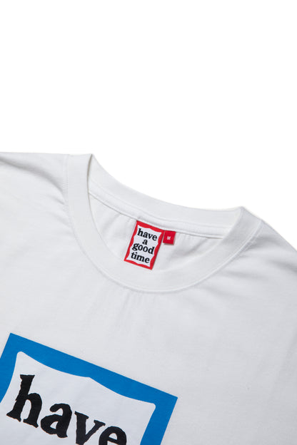 BLUE FRAME S/S TEE WHITE