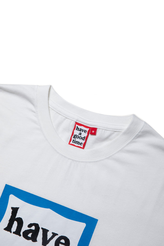 BLUE FRAME S/S TEE WHITE
