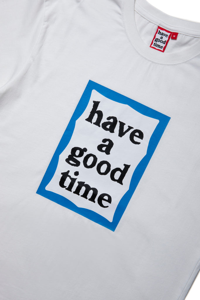 BLUE FRAME S/S TEE WHITE