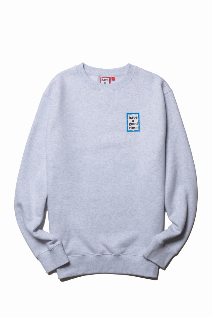 MINI BLUE FRAME CREWNECK FL ASH GREY