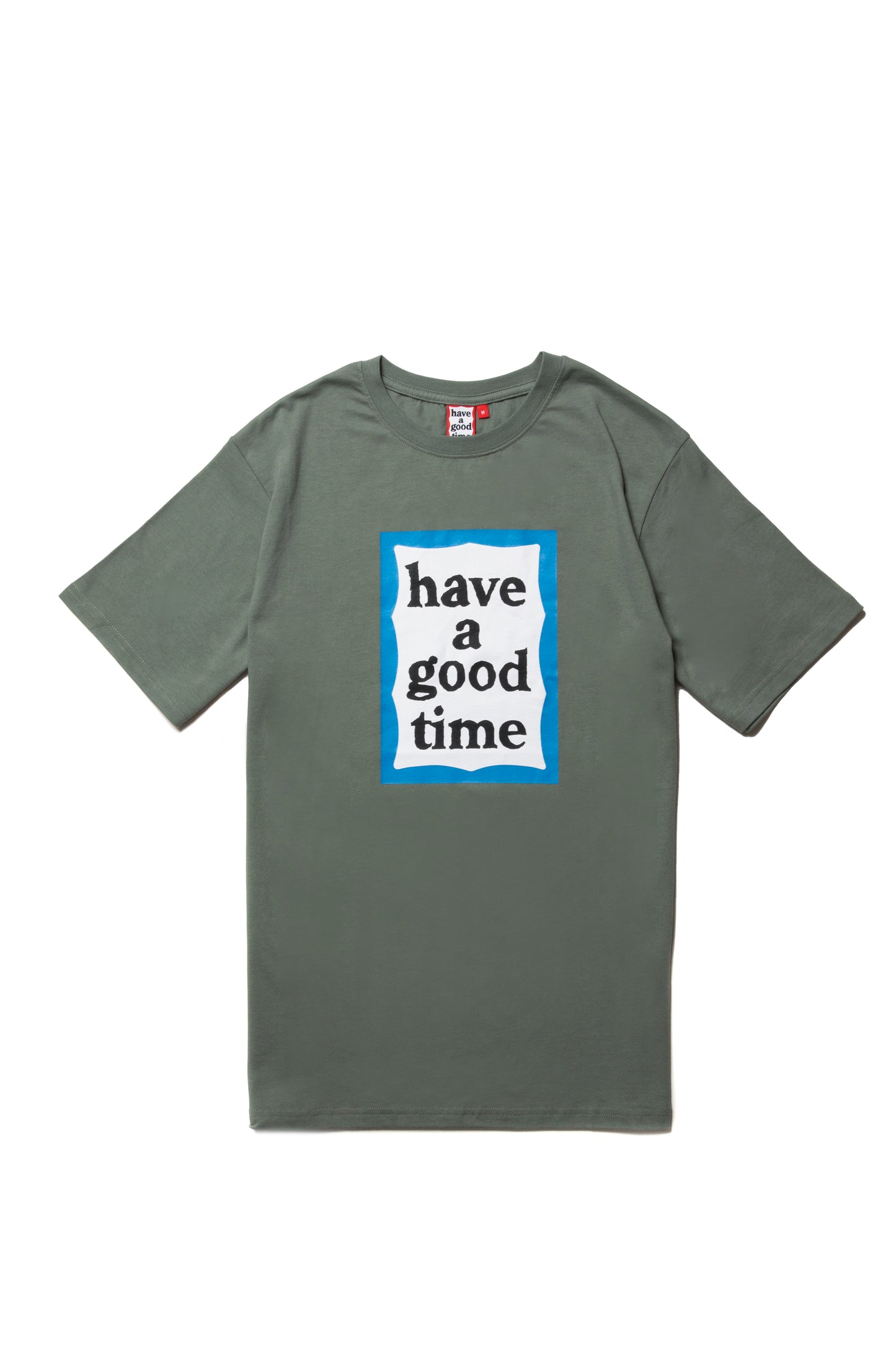 BLUE FRAME S/S TEE SAND GREEN