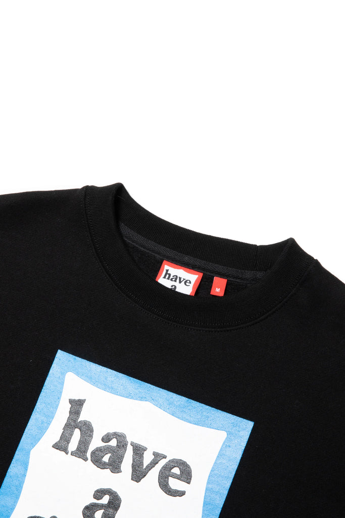 BLUE FRAME CREWNECK FL BLACK