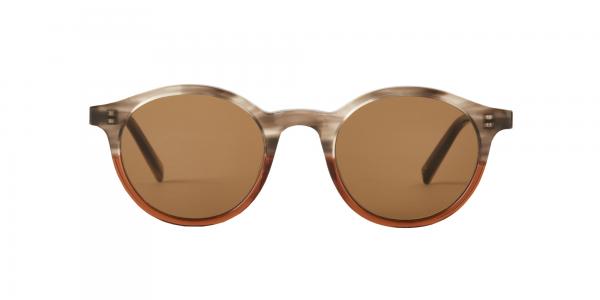 "HOLIDAY"16. Layer Gray & Clear Brown / Brown