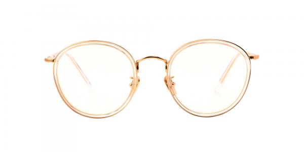 EVANS 06 Clear Gold / Clear (Black)