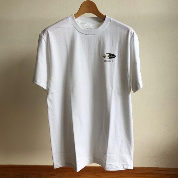 LIVING MY TOWN TEE (white) bal x RAMBLE
