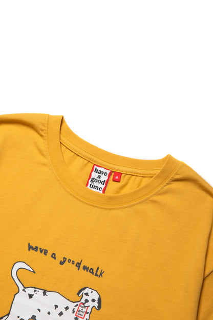 have a good walk LOGO S/S TEE CURRY