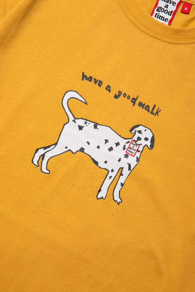have a good walk LOGO S/S TEE CURRY