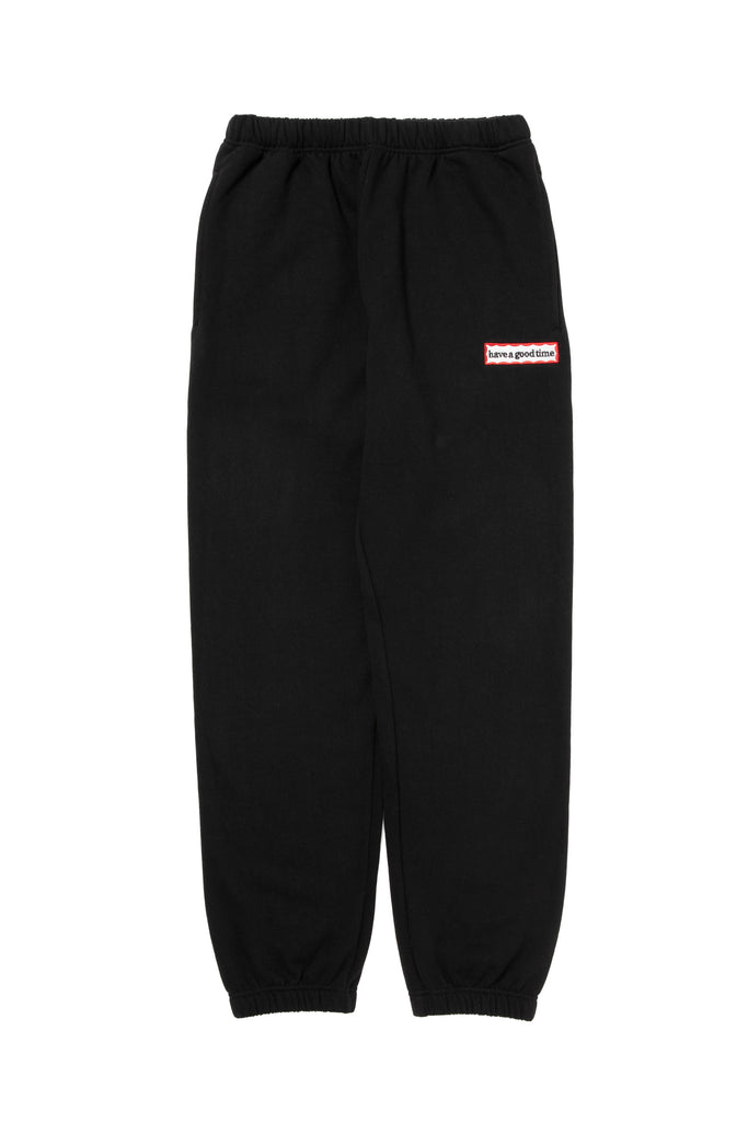 SIDE FRAME SWEATPANTS BLACK