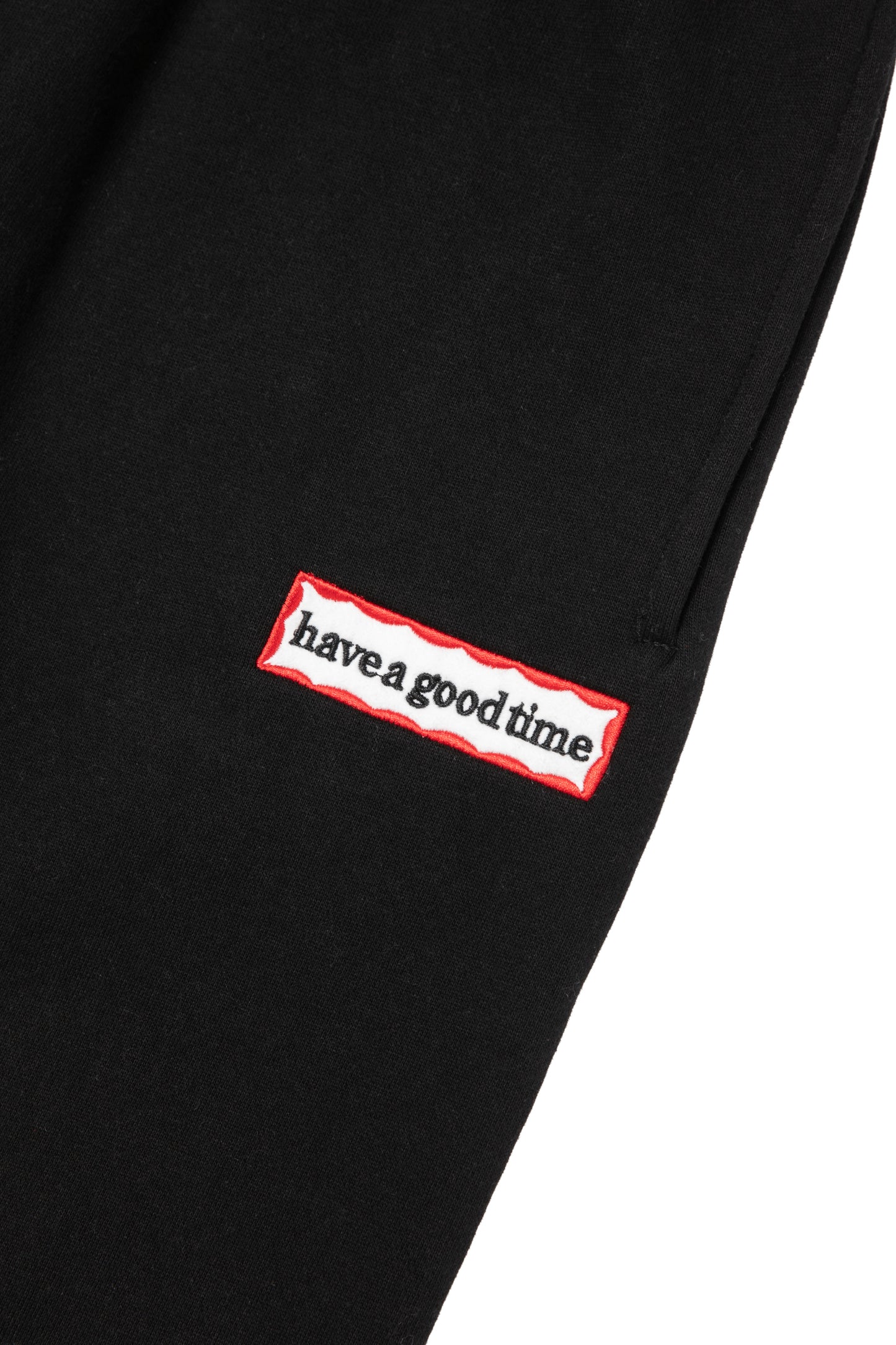 SIDE FRAME SWEATPANTS BLACK