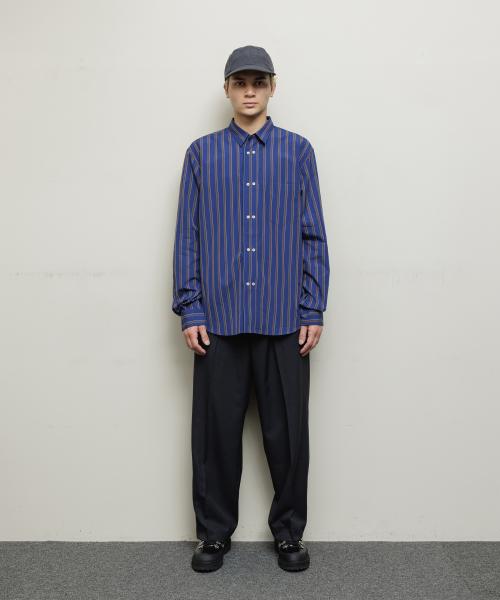 BAL-FR-005 BAL / FARAH FAUX WOOL WIDE TAPERED EASY