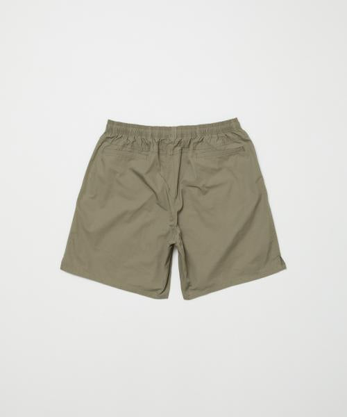BAL-2157 WASHED TWILL WOVEN BELTED SHORT MILITARYG