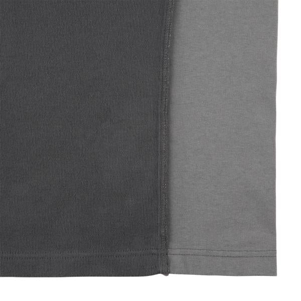 CES26CS24 SIDE SEAM DBL KNIT LONG SLEEVE CHARCOAL
