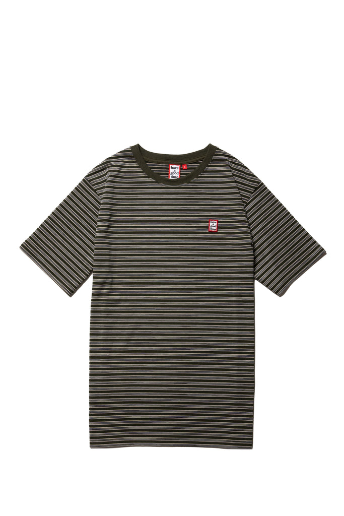 MINI MINI FRAME STRIPE S/S TEE GREEN