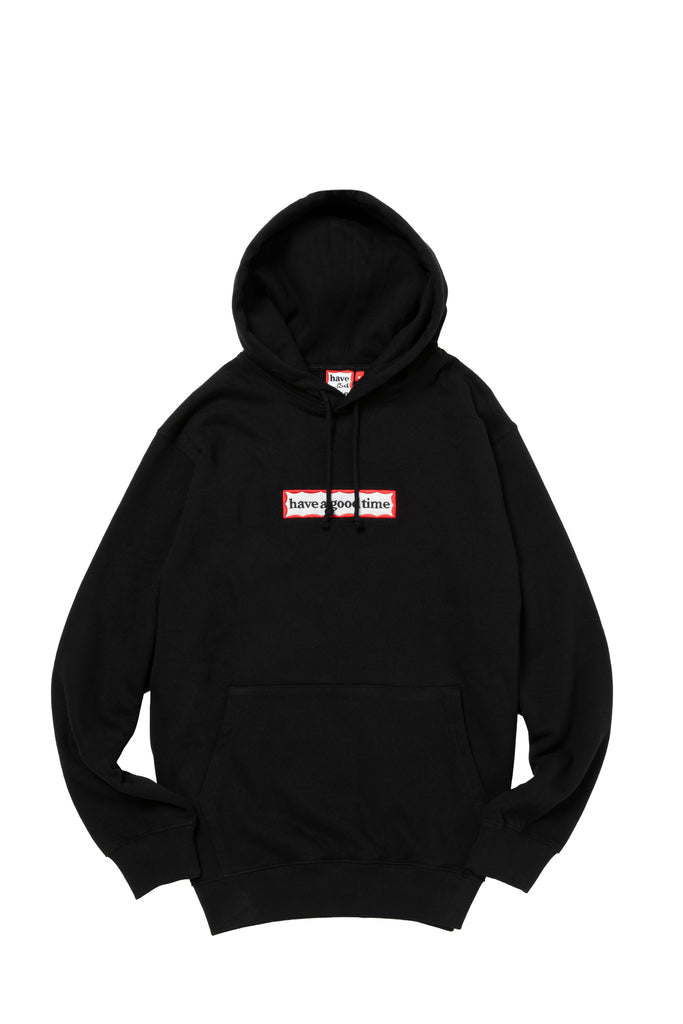 SIDE FRAME PULLOVER HOODIE FL BLACK