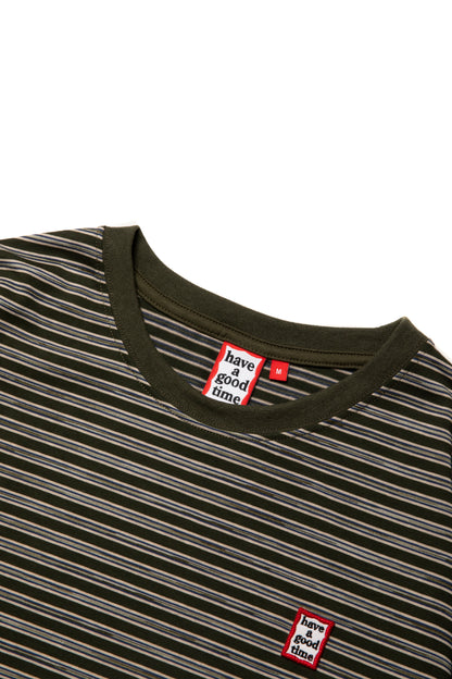 MINI MINI FRAME STRIPE S/S TEE GREEN