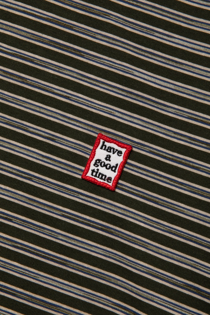 MINI MINI FRAME STRIPE S/S TEE GREEN