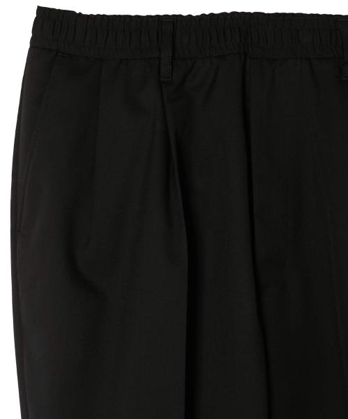 2251-PT07-002 WIDE TAPERED PANTS BLACK