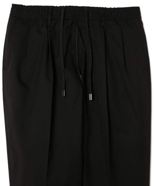 2251-PT07-002 WIDE TAPERED PANTS BLACK