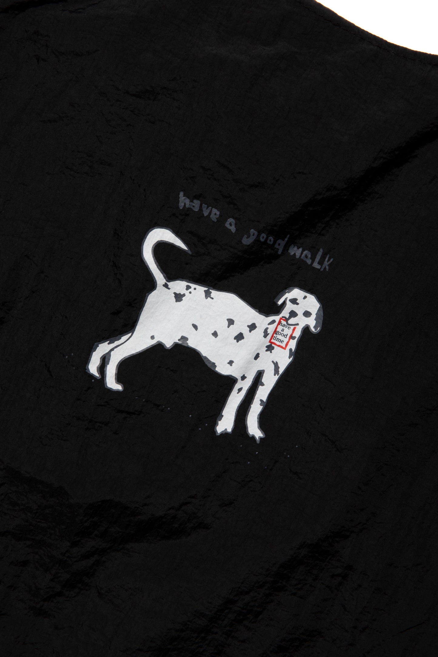 have a good walk POCKETABLE ECO BAG BLACK