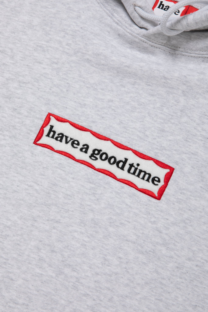 SIDE FRAME PULLOVER HOODIE FL ASH GRAY