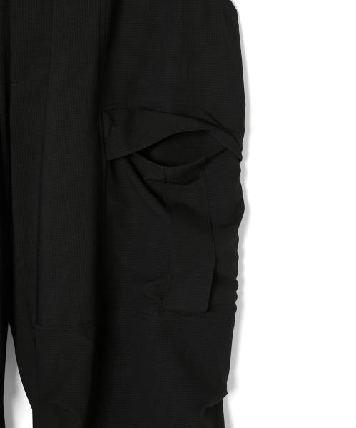 2251-CP24-007 WEBBING BELT CARGO PANTS BLACK