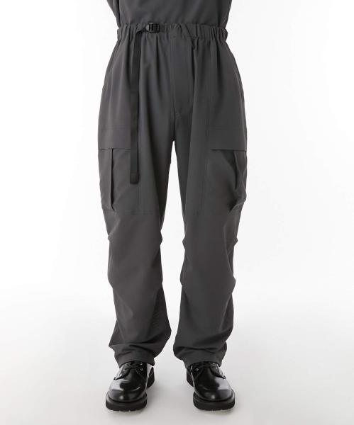 2251-CP24-007 WEBBING BELT CARGO PANTS BLACK
