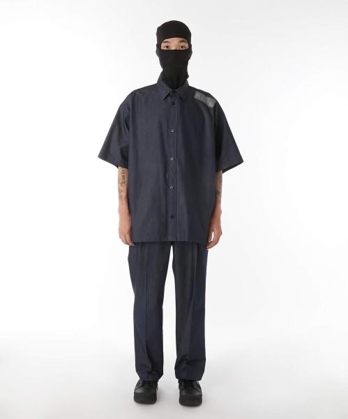 9251-SH50-008 HALF SLEEVE SHIRT CHARCOAL