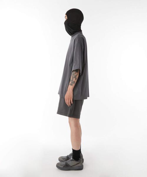 9251-CS53-015 SIDE-PANEL T-SHIRT CHARCOAL