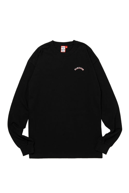 HOMERUN ALLIGATOR STATION L/S TEE BLACK