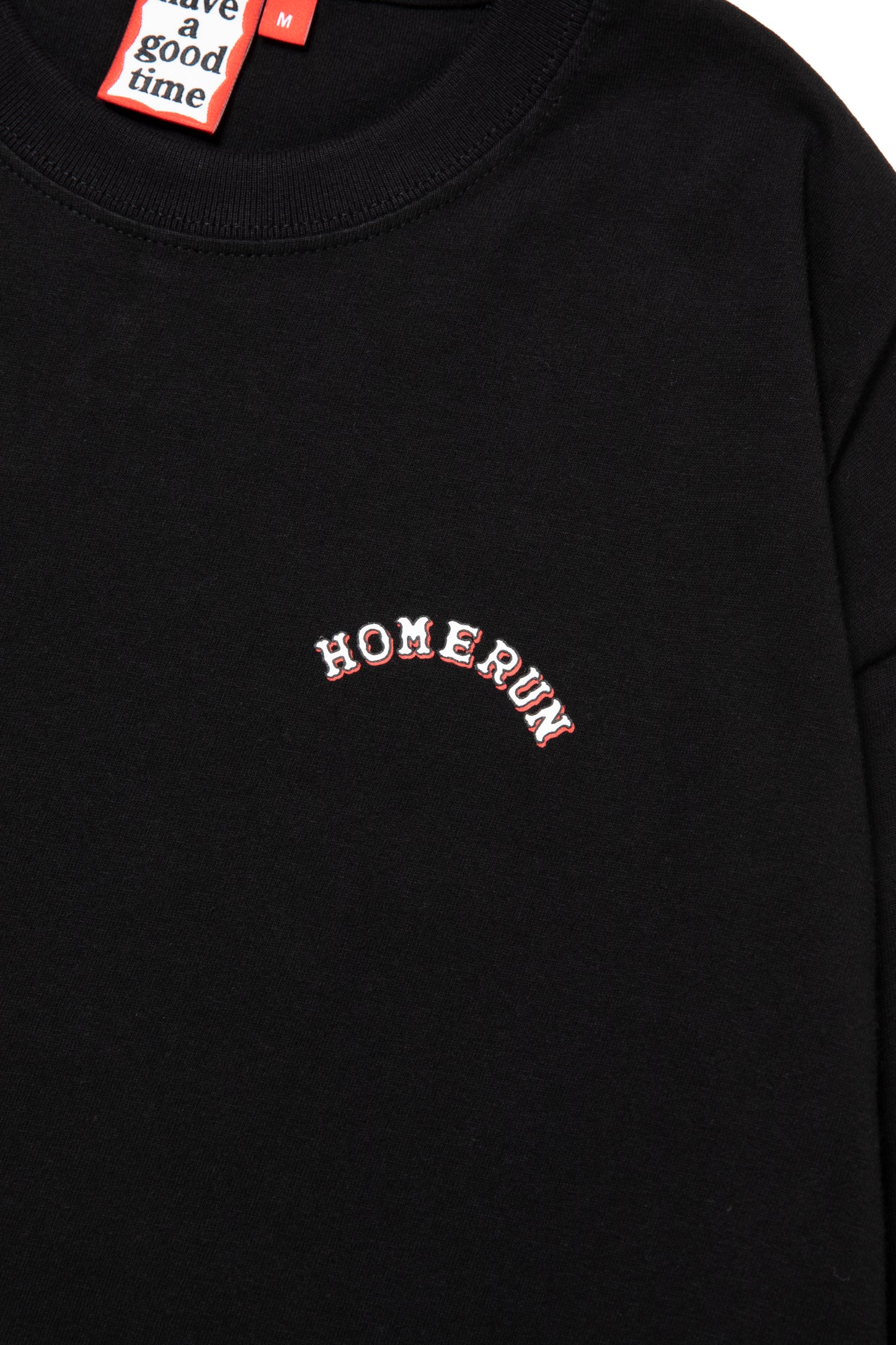 HOMERUN ALLIGATOR STATION L/S TEE BLACK