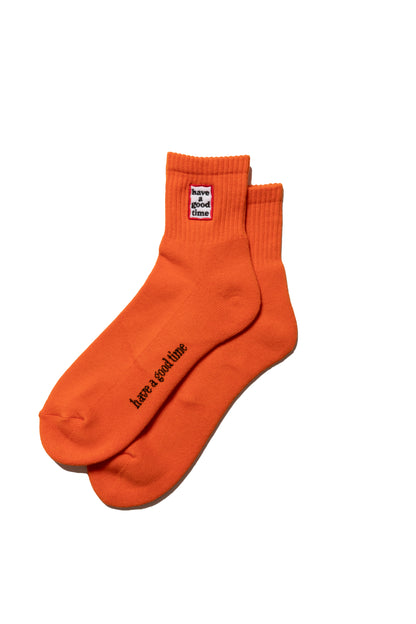 FRAME QUARTER SOCKS NEON ORANGE