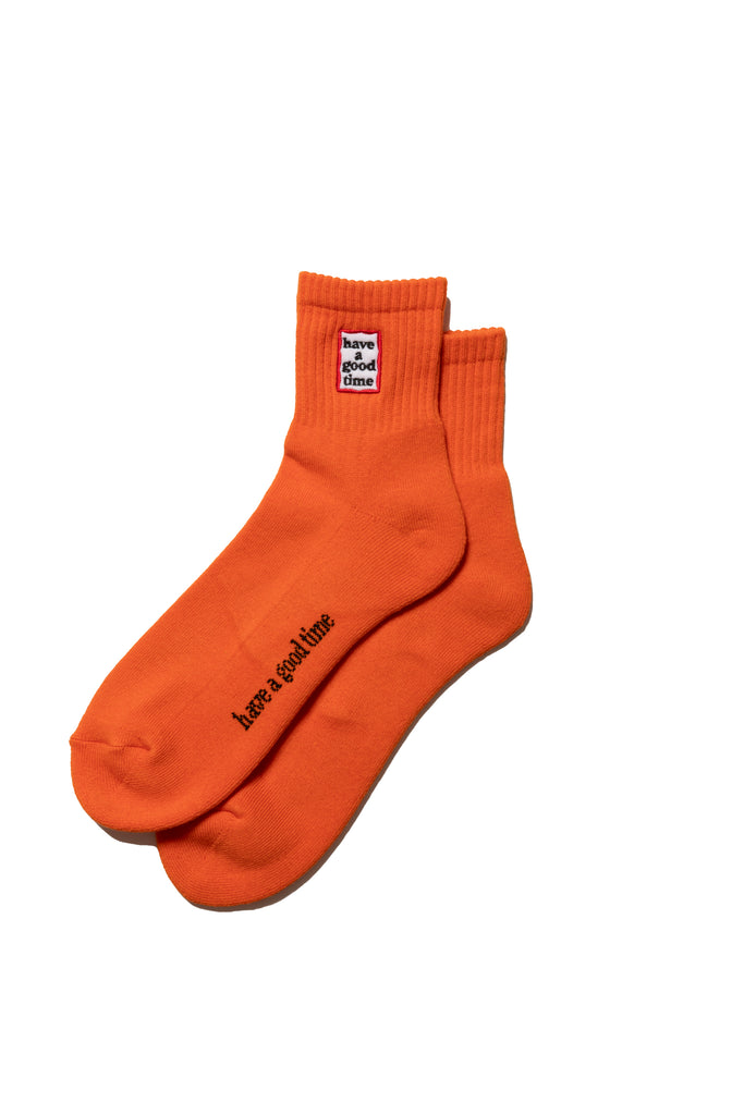 FRAME QUARTER SOCKS NEON ORANGE