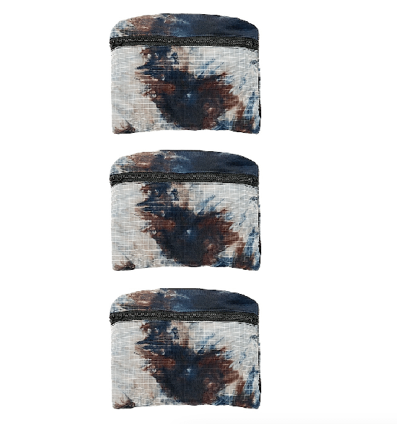 TTT PACKABLE RIPSTOP SHOPPER BAG SEA SMOKE / RUST