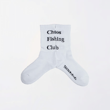 CFC-25SS-SOCKS 1Pac Logo Socks WHITE