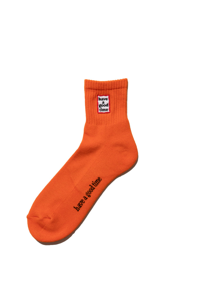 FRAME QUARTER SOCKS NEON ORANGE