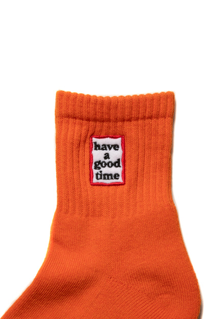 FRAME QUARTER SOCKS NEON ORANGE