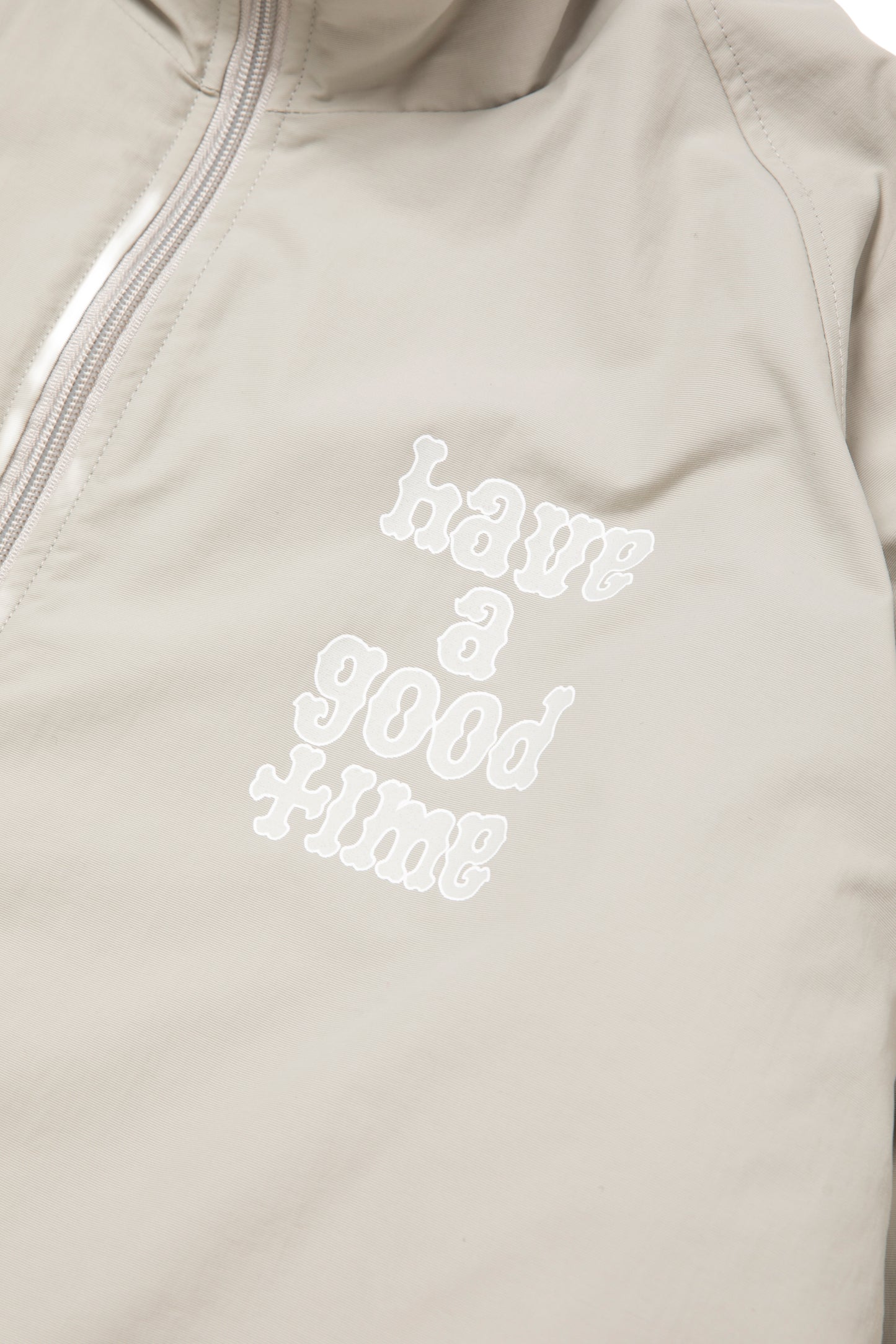 PLAYBALL LOGO REVERSIBLE BOA JACKET BEIGE