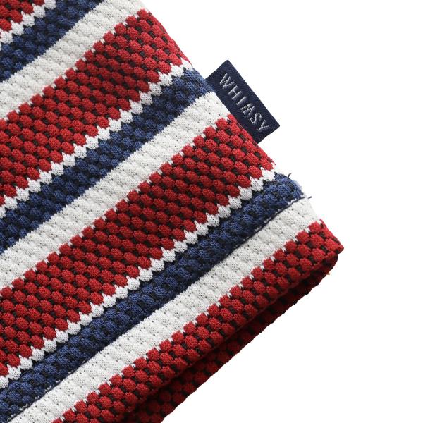 Honeycomb Border Tee Red