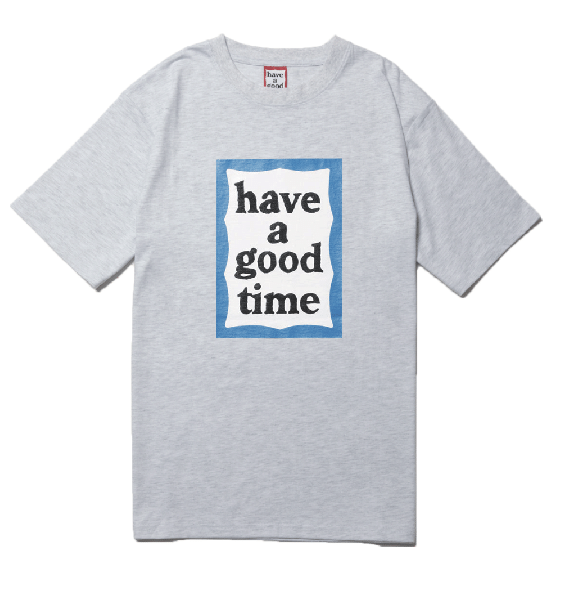 BLUE FRAME S/S TEE ASH GRAY