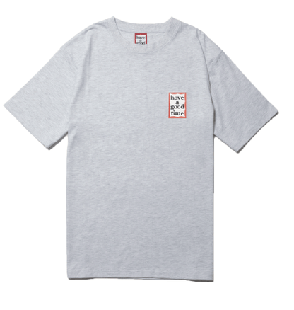 MINI FRAME S/S TEE ASH GRAY